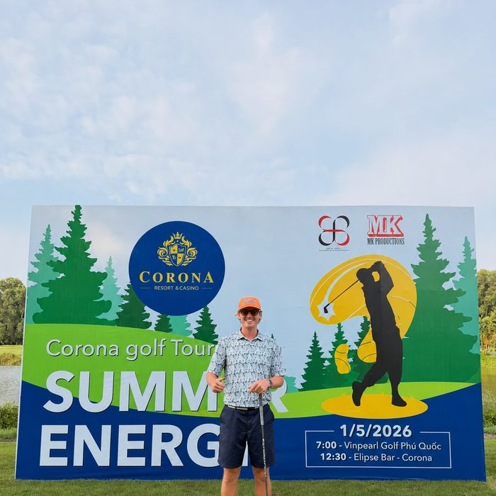 GolfPQ founder at Vinpearl Golf Phu Quoc